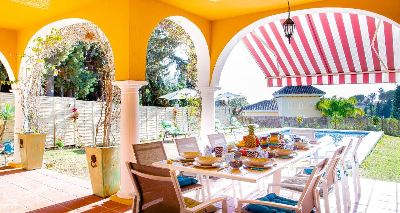 Villa Maria In El Rosario - Mit Sicht Auf Gibralta Marbella Bagian luar foto