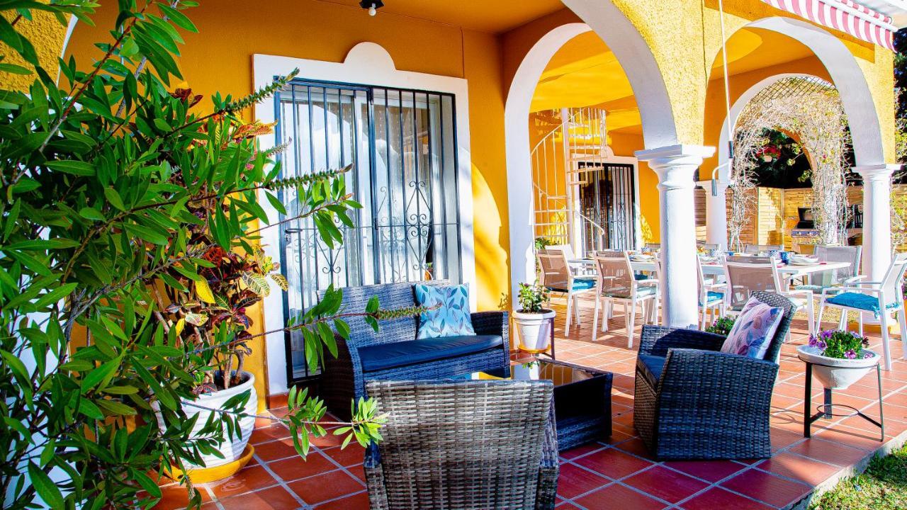Villa Maria In El Rosario - Mit Sicht Auf Gibralta Marbella Bagian luar foto